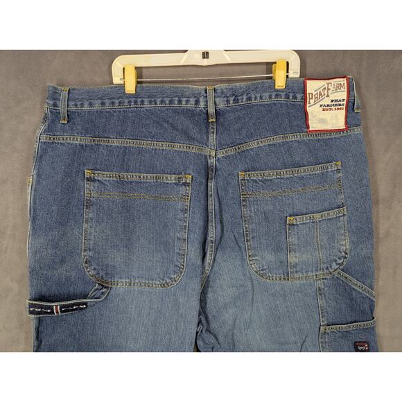 Phat Farm Men's Jeans Blue Size 46x33 Carpenter Vintage - Picture 1 of 14